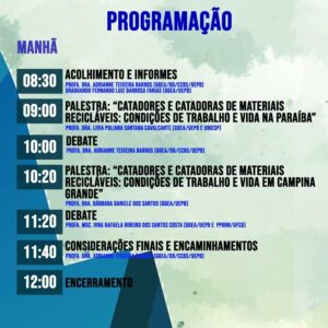 Seminário promove discussão sobre condições de trabalho e vida de catadores de materiais recicláveis