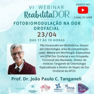 Programa de Extensão promove webinário com debate sobre fotobiomodulação na dor orofacial