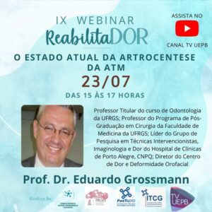 Programa de Extensão promove 9º Webinário ReabilitaDOR abordando o estado atual da Artrocentese