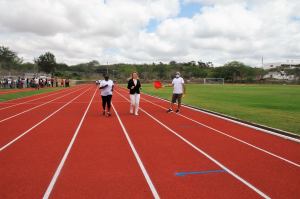 Nova pista de Atletismo da Universidade Estadual da Paraíba é inaugurada no Câmpus do Bodocongó