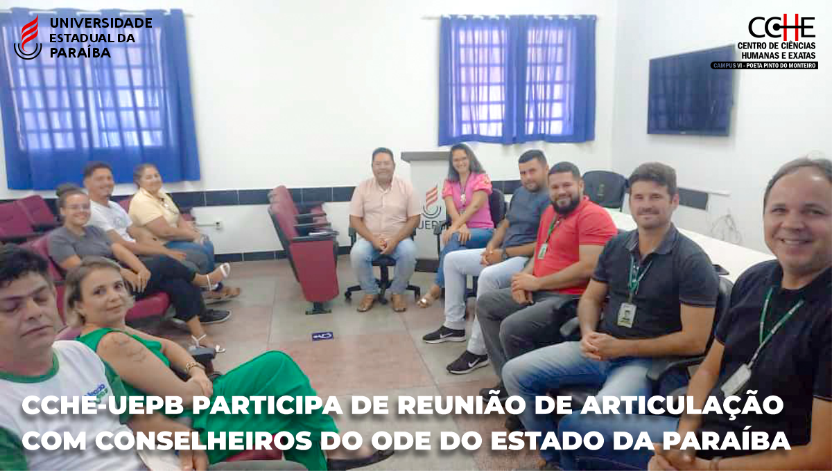 CCHE-UEPB participa de reunião de articulação com conselheiros do ODE do Estado da Paraíba