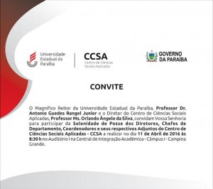 CONVITE POSSE CCSA - 2016 - índice